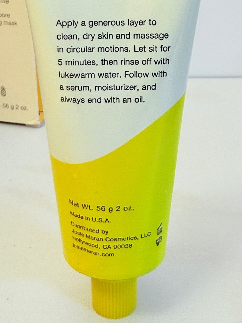 Josie Maran Whipped Argan and Pineapple Enzyme Deep Pore Cleansing Mask - Picture 3 of 4